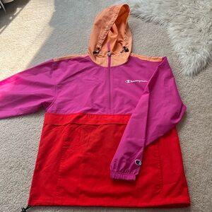 Champions Windbreaker jacket🧡🩷